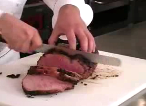 How To Carve A Standing Rib Roast Video